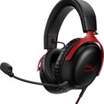 Kufje HyperX Cloud III , të zeza/ kuqe