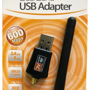 Dual Band Usb Adapter 600Mbps 2.4Ghz