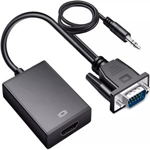 VGA to HDMI Audio Supporter Adapter