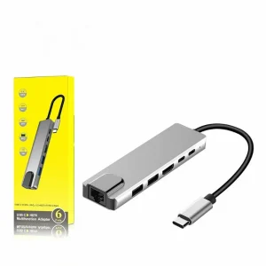Konvertor USB Type-C to HDTV Multifunction Adapter 6in1