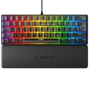 Tastierë Mekanike Rampage Plower K60 –Gaming, US Layout, Blue Switch, me Mbështetje për Duar