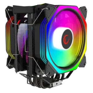 Ftohës CPU me Ajër Dual Fan 120 mm ARGB – Rampage Octagon C60 – AM5 / LGA1700